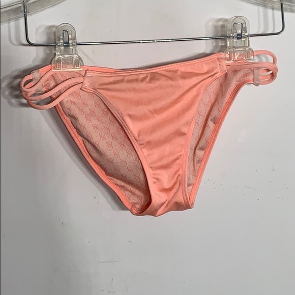 Victoria Secret Peach 3 String Bikini Bottom small women’s swim wear - Picture 1 of 11